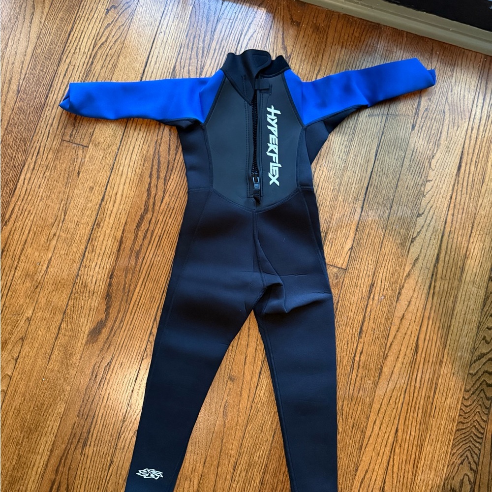 Hyperflex Kids Swim Rashguard - Blue and Black